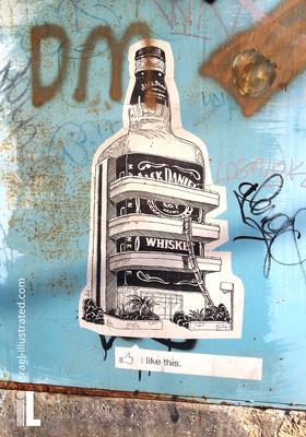 Bauhaus Jack Daniels bottle