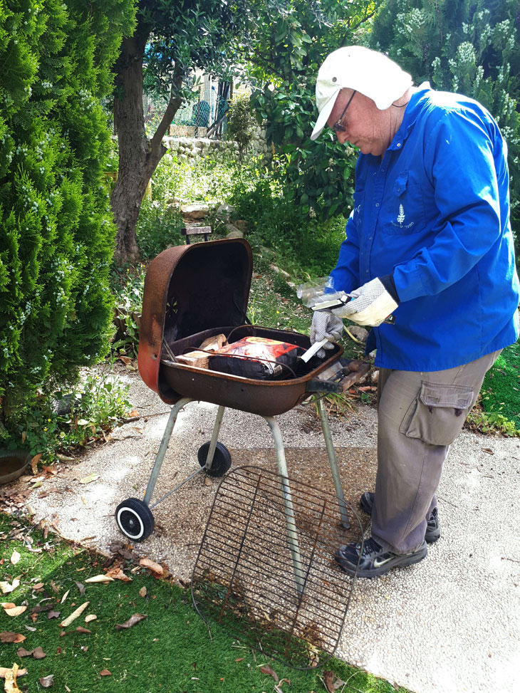 Roasted Eggplants - My dad shares decades of experience, making this basic ingredient of countless delicious recipes.